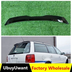 Car Roof Spoiler For Volkswagen VW Passat B5 (3BG) Variant 1996-2005 Glossy Black Universal Rear Trunk Spoiler Hatchback WING
