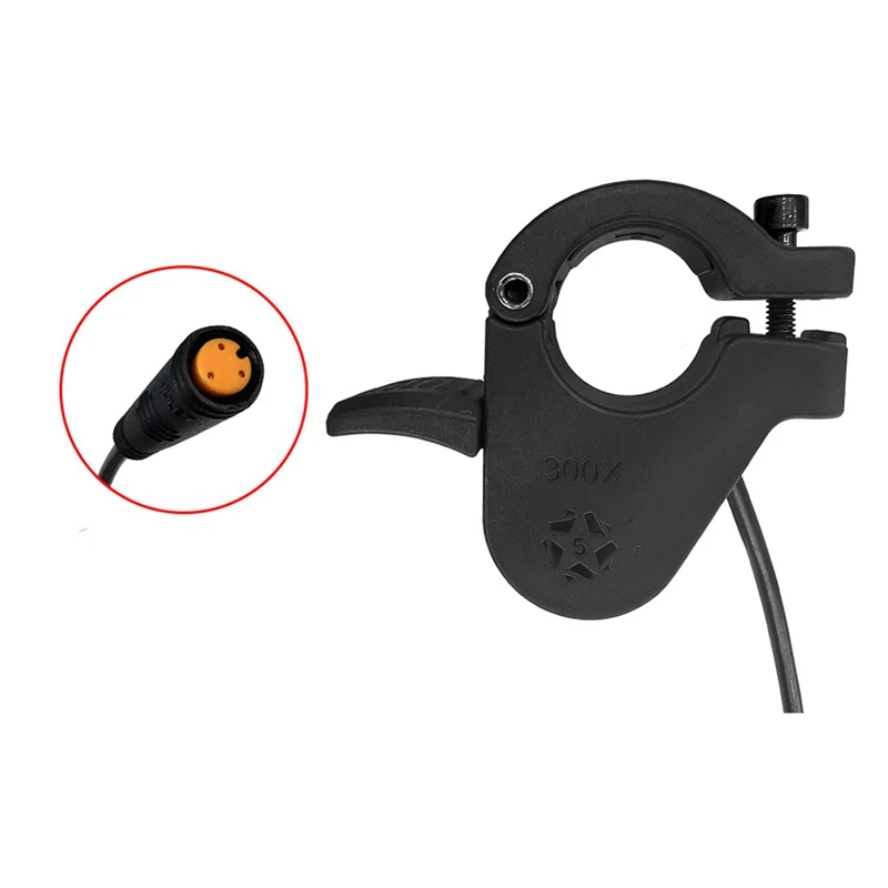 300X Electric Bicycle Thumb Throttle For Electric Scooter Accelerator Right/Left Hand Throttle 12V-72V 3PIN Female