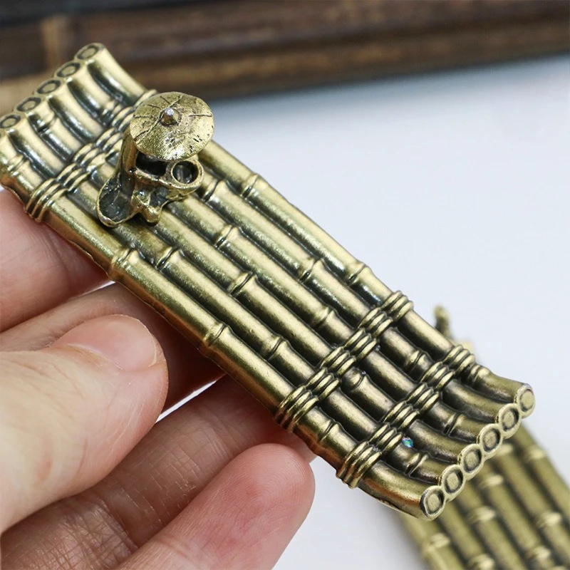 Varillas de incienso de bambú de aleación, barcos oceánicos de latón antiguo, toldos creativos, decoraciones de escritorio, decoración del hogar