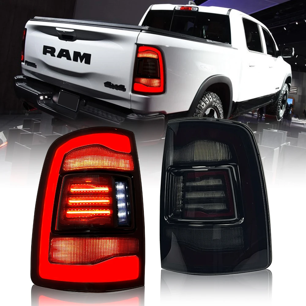 Taillights For Dodge RAMS1500 2009-2018  RAM1500 2500 2013-2018 Car Start Up Animation Rear Lamp X-men taillight assemblys