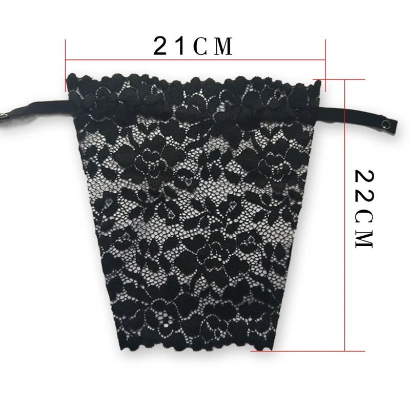 Un pezzo scollatura copre il panno per le donne Top canotta reggiseno inserto avvolto petto decorazione pizzo tubo trasparente Top