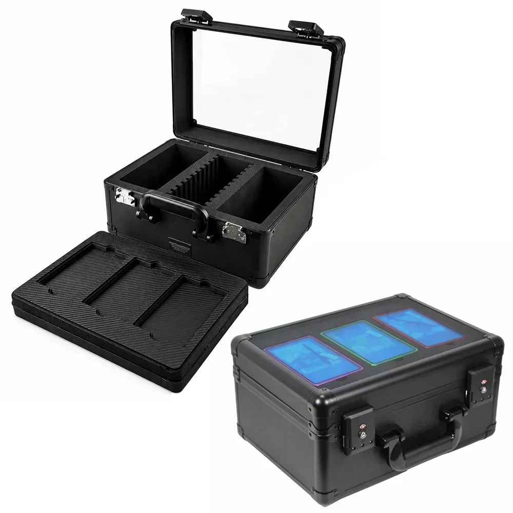 SIHAO Graded Sports Cards Storage Case for PSA/BGS/FGS Slab Toploader Magnetic Holder Organizer Box Waterproof Protective Box