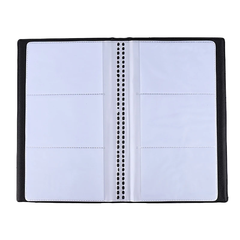 

180 Cards Position Leather Business Card Holder Book Case Organizer Business Cards ID Credit Card Holder Case