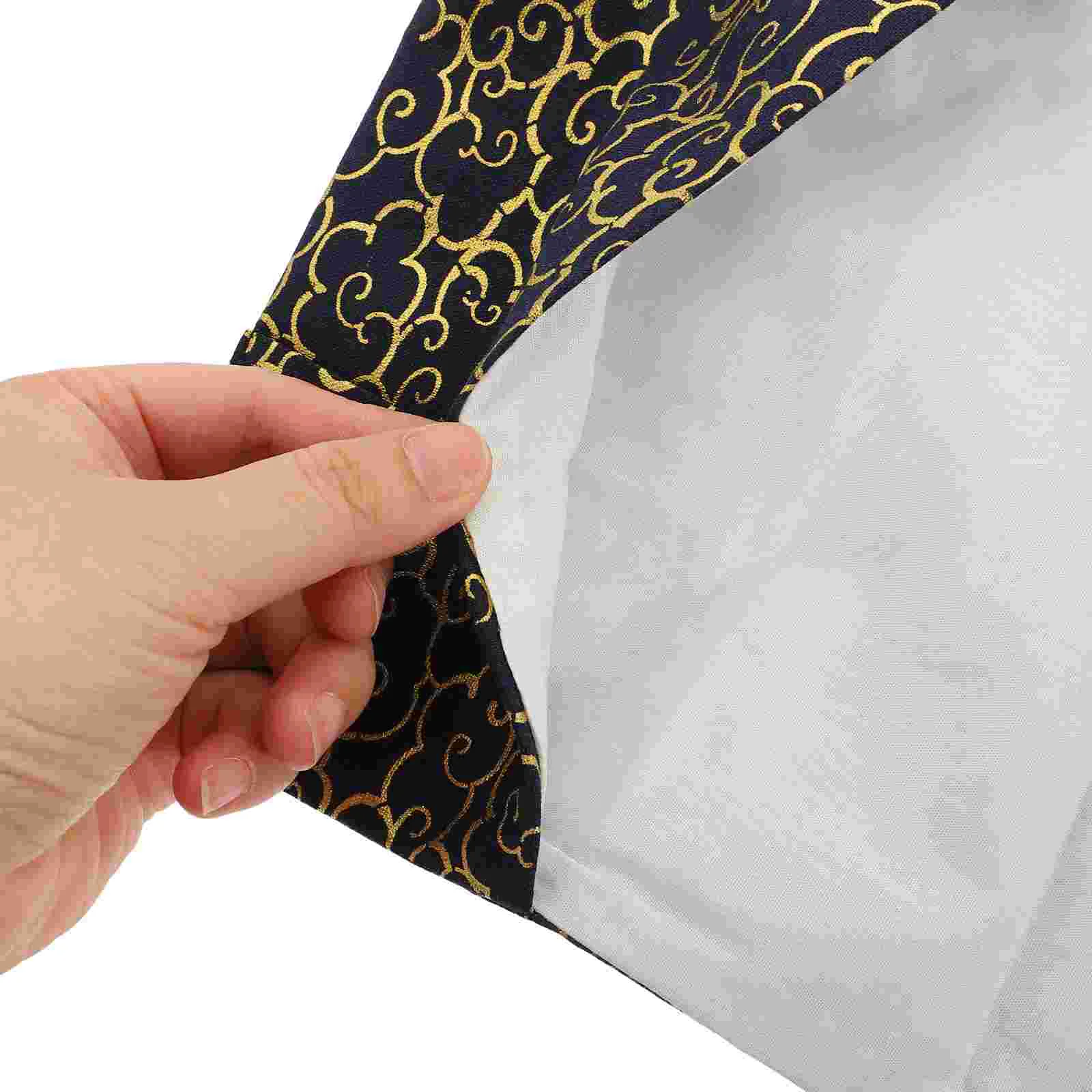 A5 Adjustable Book Cover Decorative Book Sleeve Crane Design Book Protector Hand-made Cloth Book Cover  Hand Account Book