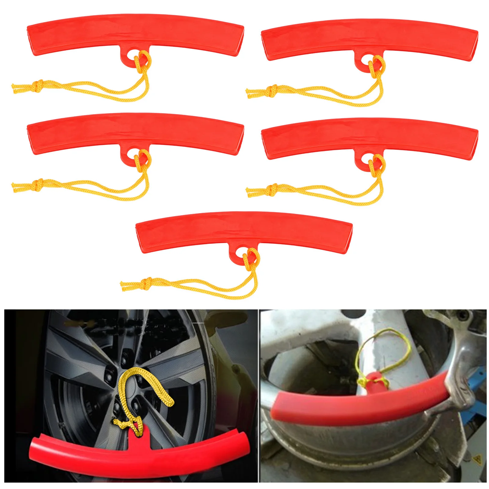 

Tire Changer Guard Red Rubber Tire Protector Wheel Changing Savers Tool Tire Changer Guard Tire Protector