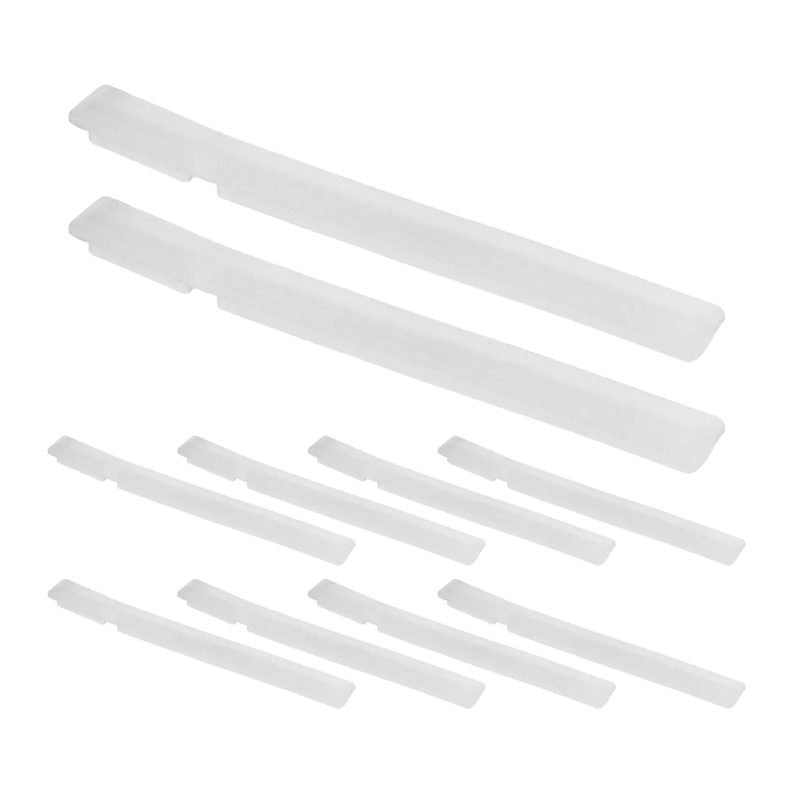 10Pcs Pci Slot Dust Plugs Transparent Silicone Dust Stoppers Pc Case Slot Covers Socket Protector Cap Computer Interface