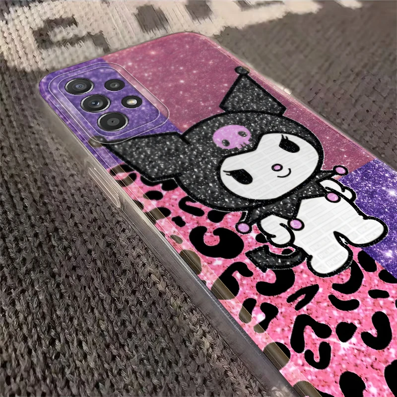 漫画風可愛いクロミ ソフトカバー 携帯ケース Samsung Galaxy S24 S25 Edge S21 Note 20 Ultra 10 S22 FE S20 Plus S23 Ultra対応