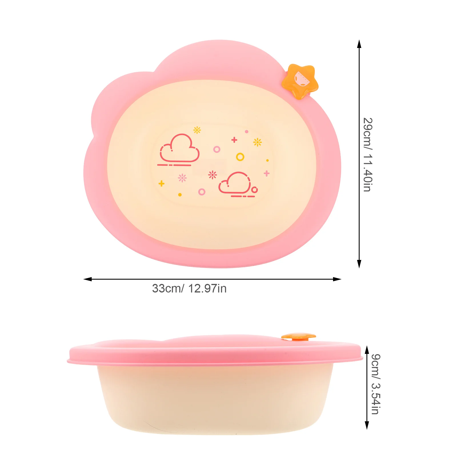 ベビー洗面器 4200ml/142オンス 厚みのあるポータブル浴槽 幼児旅行キャンプ用バス フェイスフットクリーニング 軽量 多用途