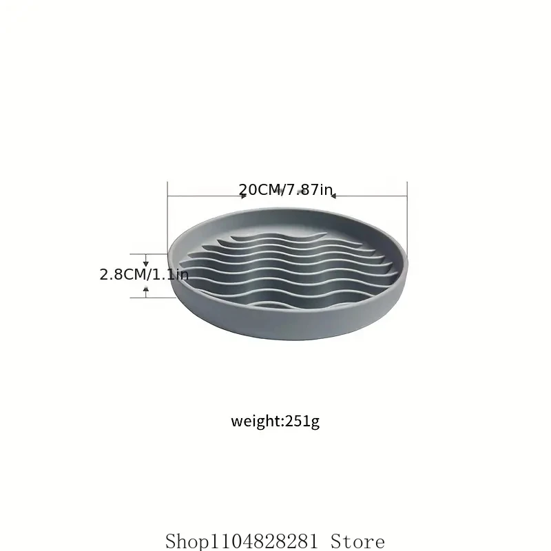تغذية بطيئة الكلب تغذية حصيرة سيليكون مكافحة الاختناق جولة الحيوانات الأليفة لعق حصيرة مع شفط كوب قابل للغسل القط تحديد الموقع القلق الإغاثة