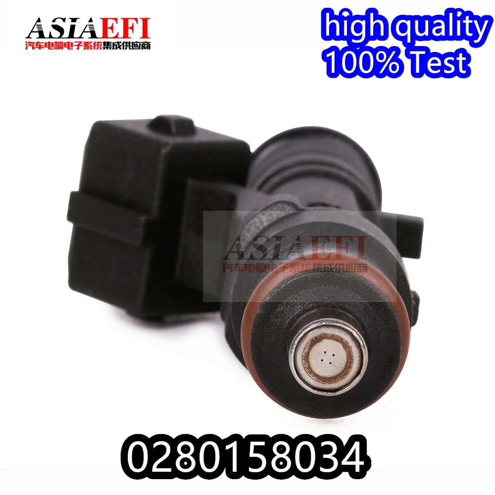 High Quality Fuel Injector Nozzle 0280158034 For Renault Logan 1.4-1.6L Sandeero 1.6  Dacia 2004 Lodgy Dokker 2TR 3RZ 2RZ