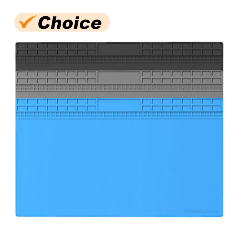 

TE-713 Silicone Working Repair Pad for Mobile Phone Motherboard PCB Welding Platform PCB CHIP IC Insulation Pad Work Mat