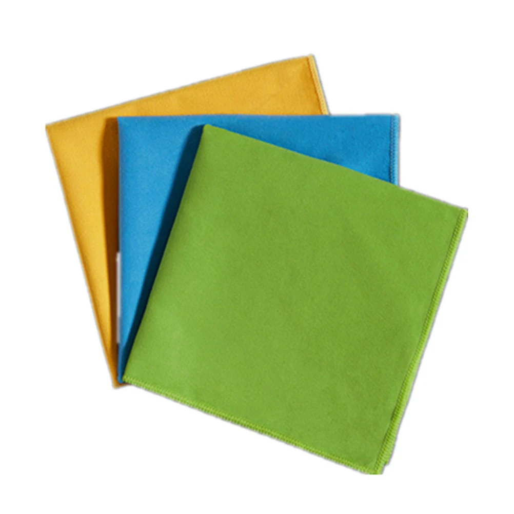 

2Pcs Cleaning Cloth Microfiber Kitchen Dish Towels High Absorbency Eco Material For Home Car Window Door Furniture