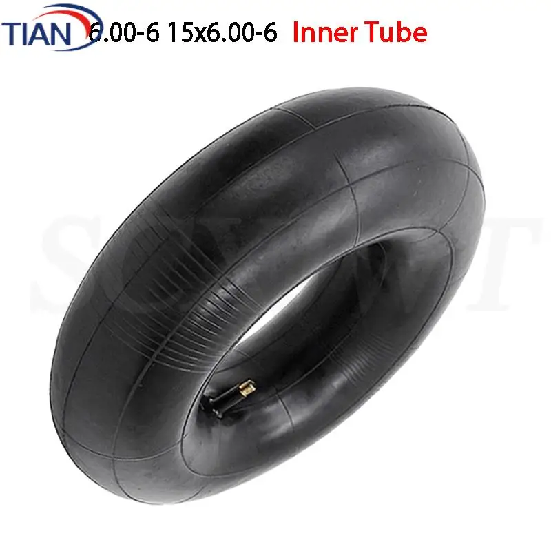 

High quality 15x6.00-6 straight valve inner tube for ATV tires, perfect for beach buggies and go-karts