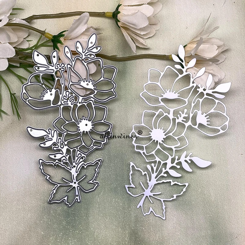 New Flower leaf branch Metal Cutting Dies for DIY Scrapbooking Album Paper Cards Decorative Crafts Embossing Die Cuts