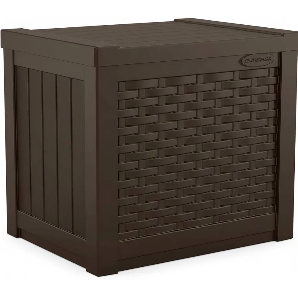 

22 Gallon Outdoor Storage Bench Box - Weather-Resistant Deck Seat for Patio, Garden & Pool Tools