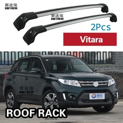 2Pcs Roof bars For suzuki Vitara 2015 - 2022 Aluminum Alloy Side Bars Cross Rails Roof Rack Luggage Carrier