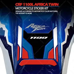 Motorcycle Tank pad Stickers Protection kit Waterproof Sticker For CRF 1100L Africa Twin 3D Epoxy Resin Protective Sticker
