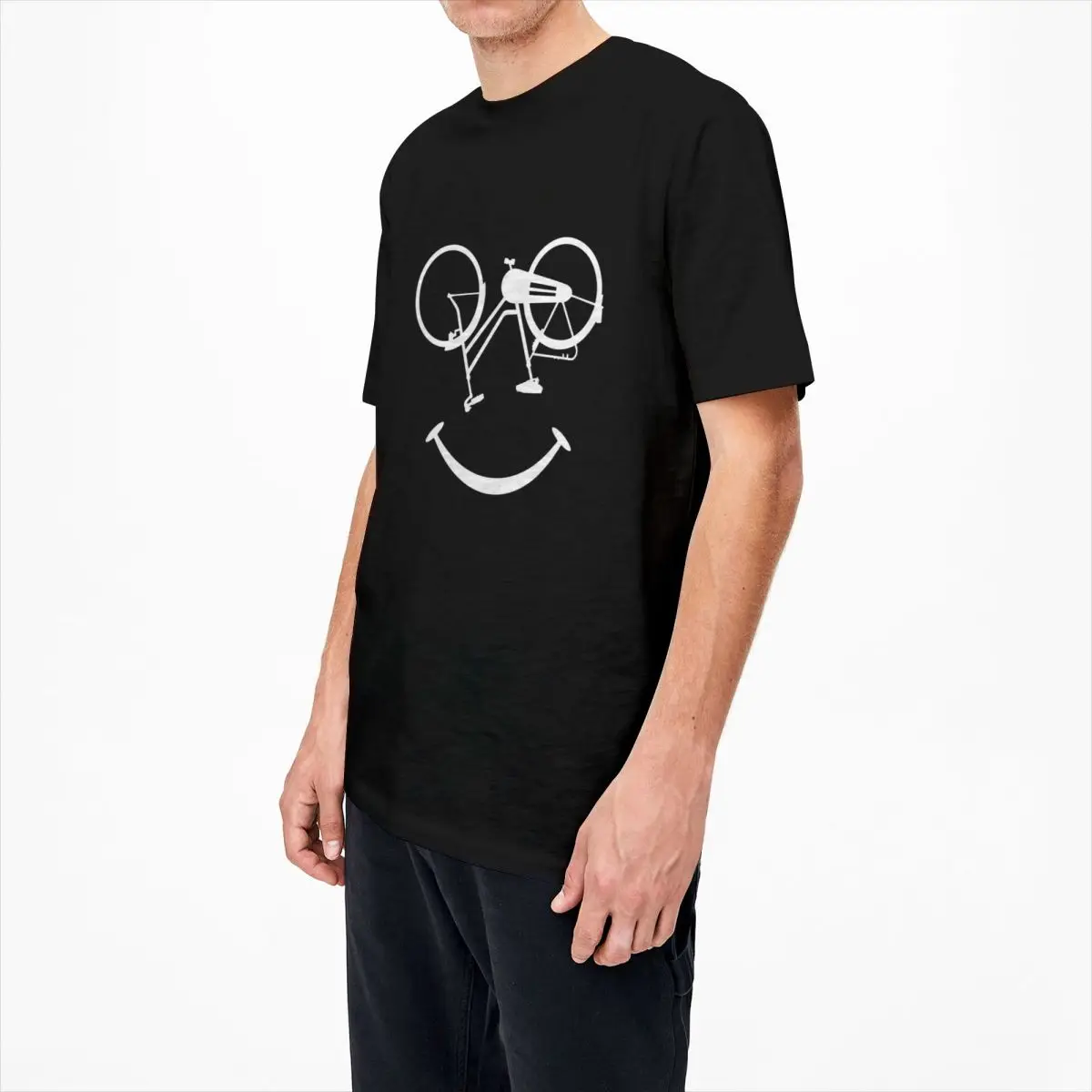 Cyclist Cycling Bicycle T-Shirt Men Laugh Y2K Fun Cotton T Shirts Summer O-Neck Trending Tee Shirt Printed Oversize Tops