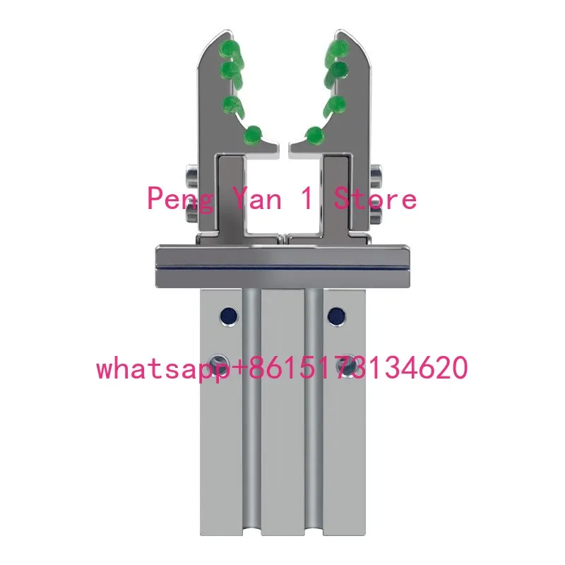 

Pneumatic Finger Cylinder Arc Clamp Round Gripper for MHZL2-16D Robotic Arm Small Parallel Jaw Gripper for Industrial