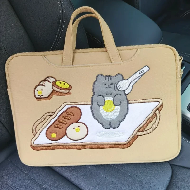 Korean Cartoon 13.3/14/15.6inch Huawei Dell HP Laptop Handbag Shockproof  for Macbook Air/pro Notebook Storage Bag