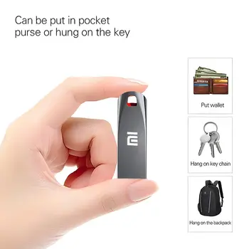 Xiaomi USB 3.0 Flash Drive 128GB 256GB Kovový PenDrive 1TB 512GB Přenosný SSD Memory Stick 2TB Přenos souborů Voděodolný Pen Drive 6 nejlepší prodej 512GB USB flash disk - №4