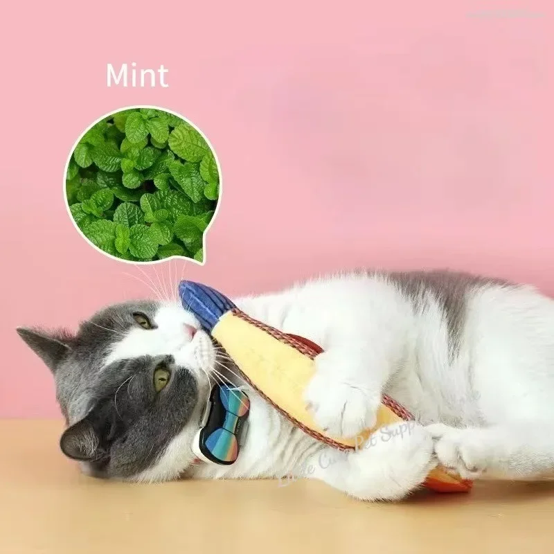Neues Katzenspielzeug: Katzenminze-Fisch – Bissfester Zahnreinigungs-Katzenminze-Fisch für Online-Prominenz-Simulationsspaß und zum Necken von Katzen! – Detail 4