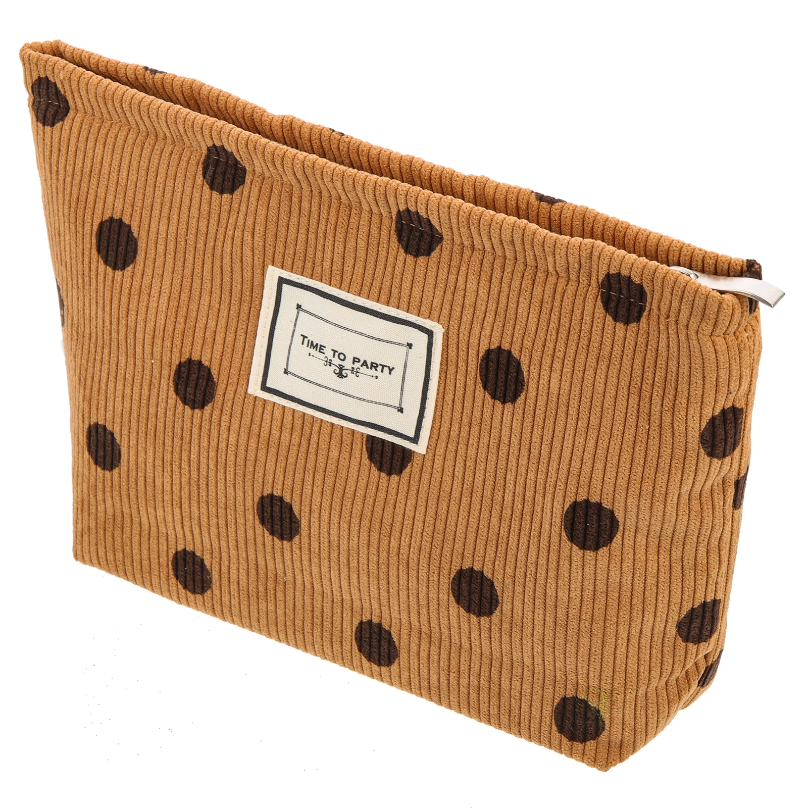 

Corduroy Bag Large Capacity Foldable Travel Portable Girls Makeup Organizer Toiletry Storage Soft Durable Practical