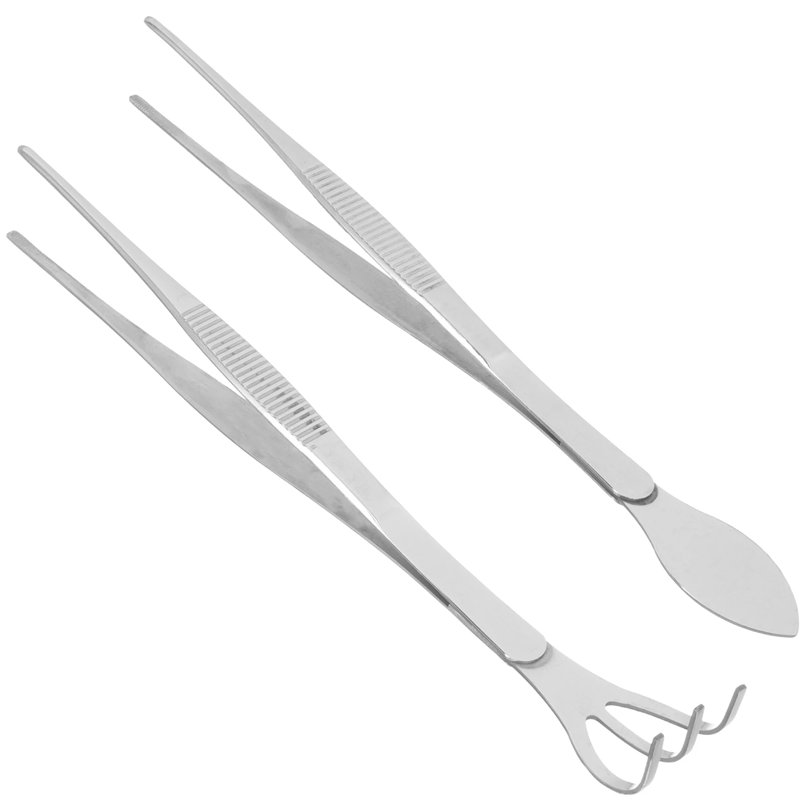 

1 set Bonsai Tools Set Stainless Steel Tweezers Rake Spatula for Plant Moss Gardening Potted Plants Flower Planting Small Garden