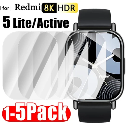 1-5 Uds Para Redmi Watch 5 Lite Protector De Pantalla De