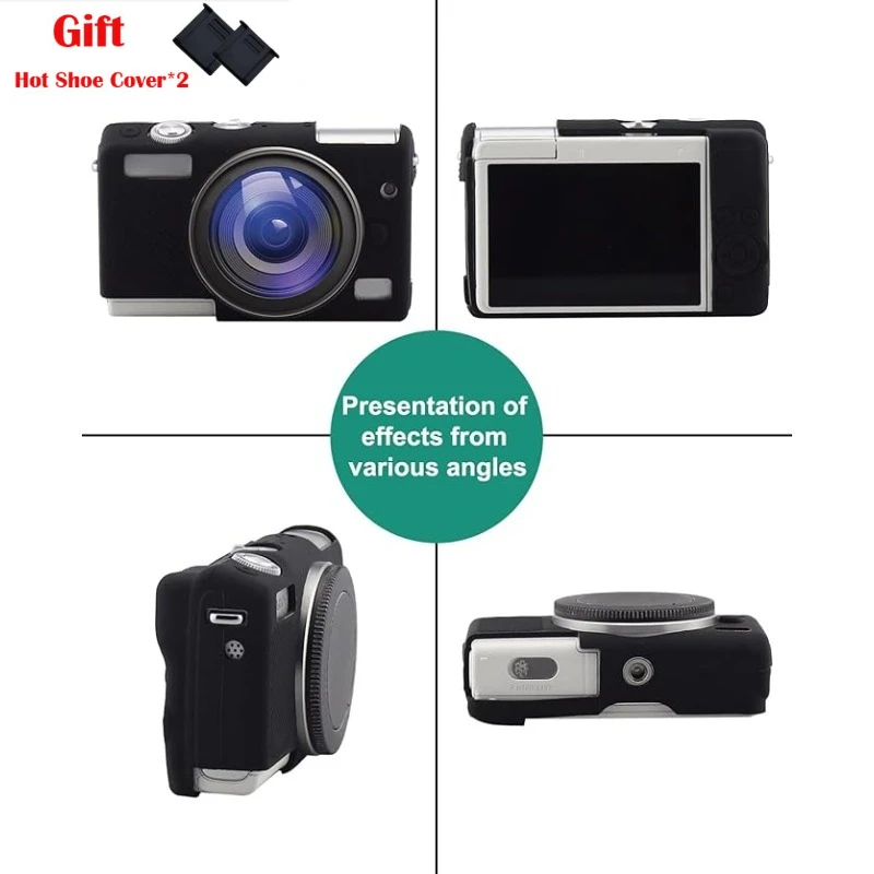 

Accessories Silicone Case Camera Bag For Canon EOS M100 Soft rubber m100 Soft Rubber Sleeve + Hot Shoe Cover