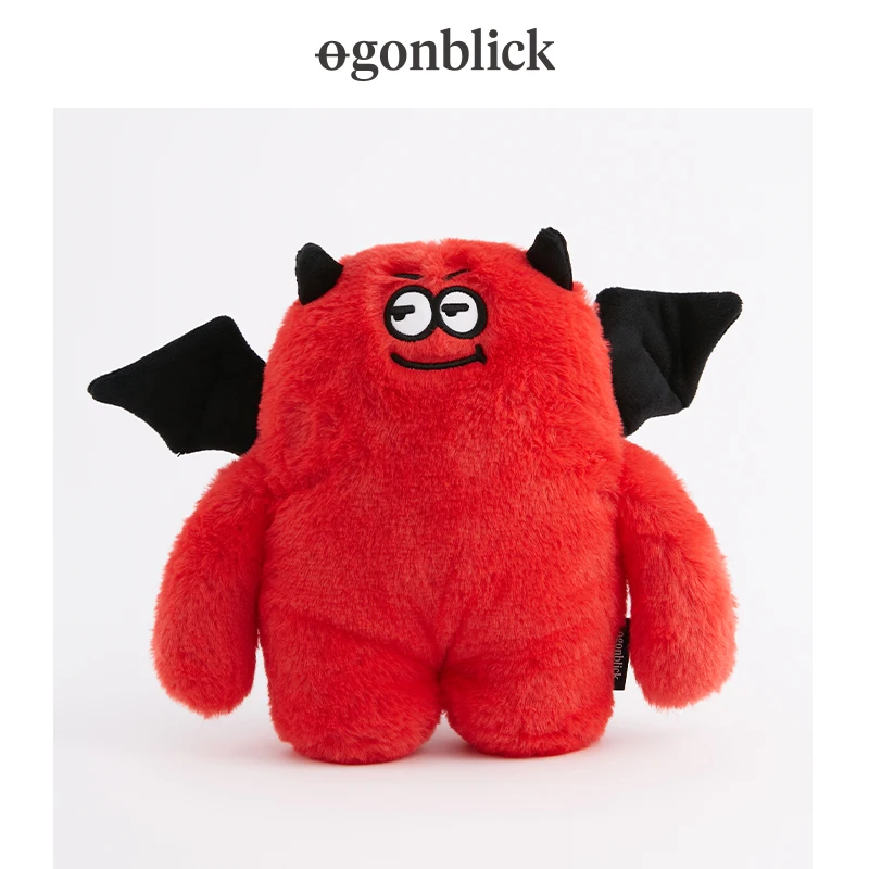 มีสินค้าในสต็อก หมอนตุ๊กตาสัตว์ปักลายน่ารักสไตล์นอร์ดิก ขนาด 26 ซม. สำหรับฮาโลวีนและคริสต์มาส ตุ๊กตาปีศาจน้อยต้นคริสต์มาส