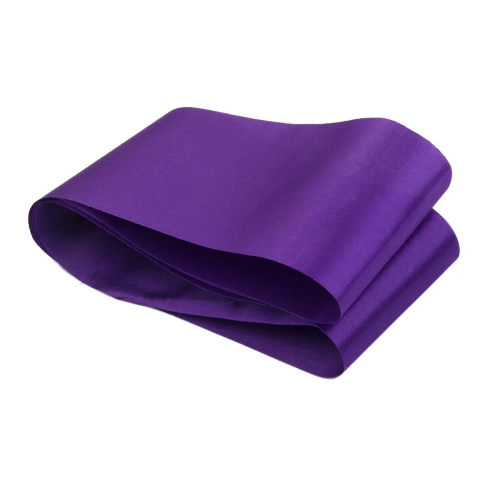 6Pcs DIY Blank Sash Plain Satin Etiquette Bands for Hen Nights Birthday Baby Shower Add Trims Be Creative Purple