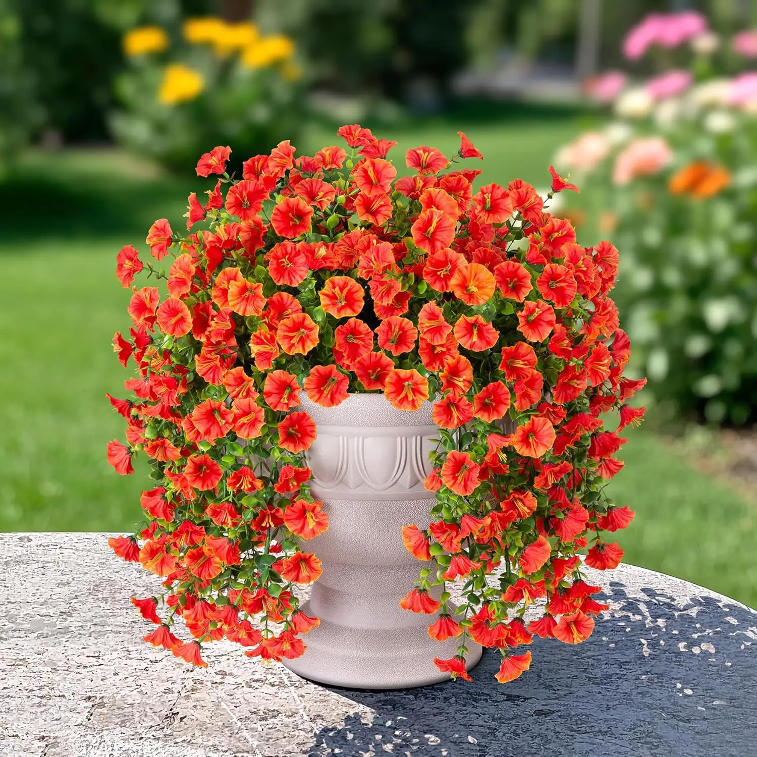 Artificial Flowers Vine Morning Glory Wedding Bride Home Room Table Festival Decor Outdoor Yard Garden Arch  Wall DIY Gift Props image 2