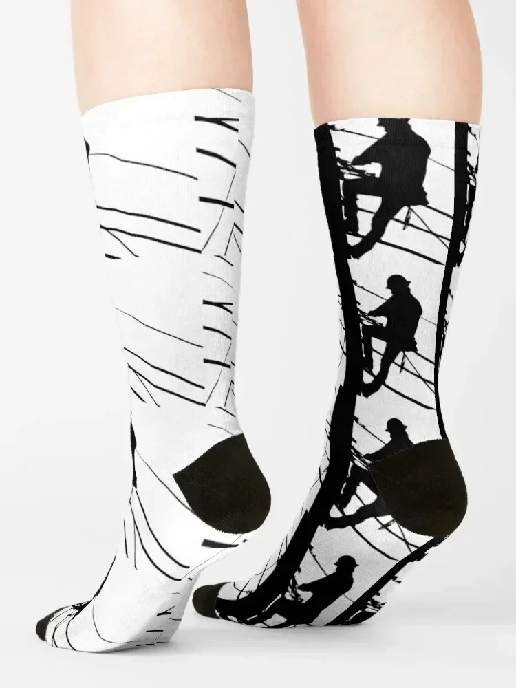 Lineman Socks anime Stockings man Climbing Wholesale Socks Woman Men's