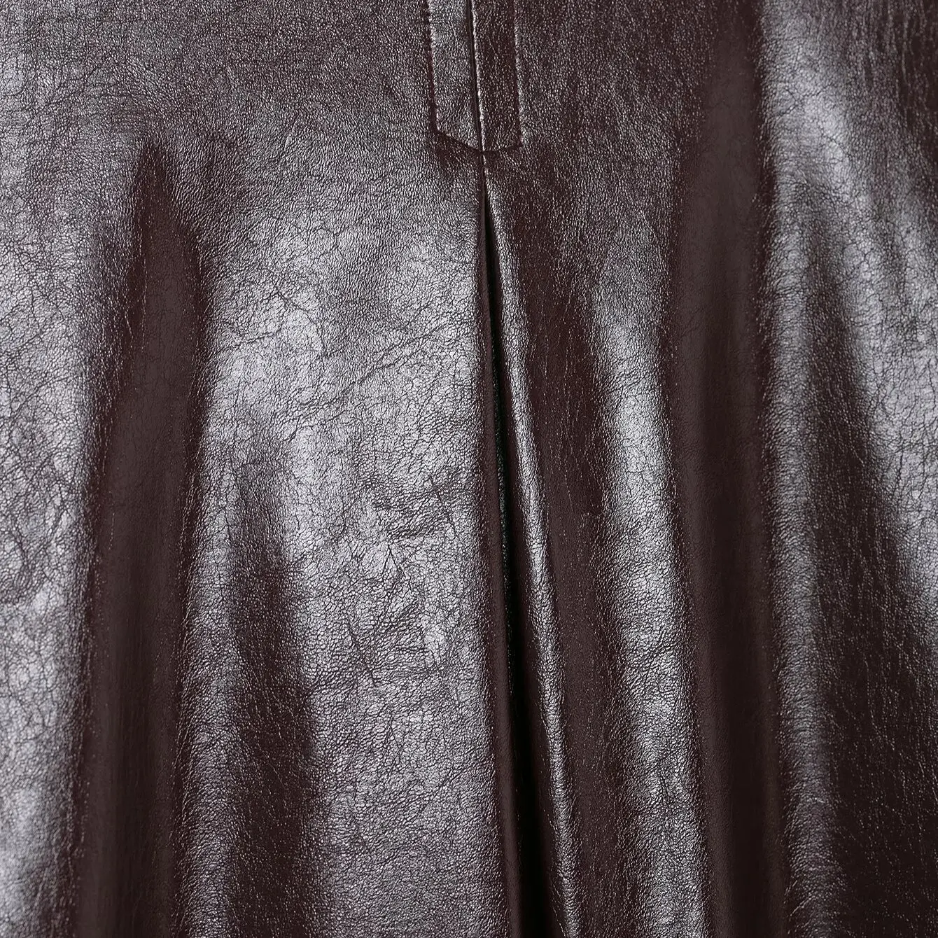 معطف KASLEAD الجديد للسيدات مستدير Ne Long Sve من الجلد الصناعي معطف Jaet Sli ملابس خارجية شتوية أوروبية Sle 2025