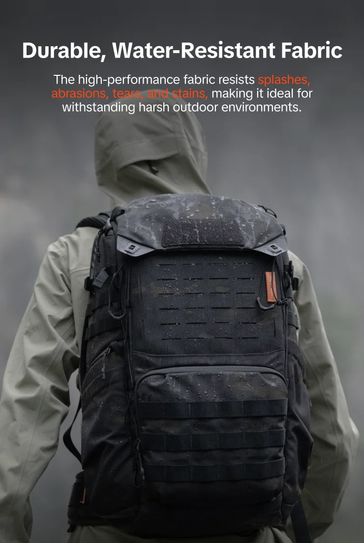 PGYTECH OneMo Taktischer Rucksack, wasserdichte DSLR/SLR/spiegellose Fotokameratasche mit 15,6-Zoll-Laptop-Hülle – Detail 10