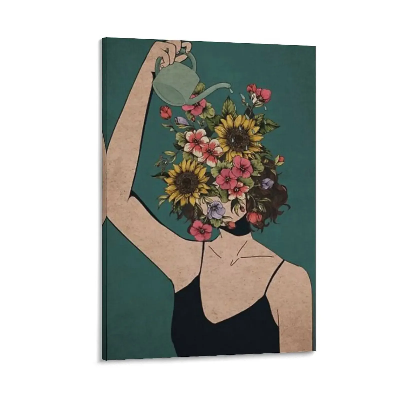 

Kind Your Mind Girls Canvas Painting interior paintings house decorations decorations for the room