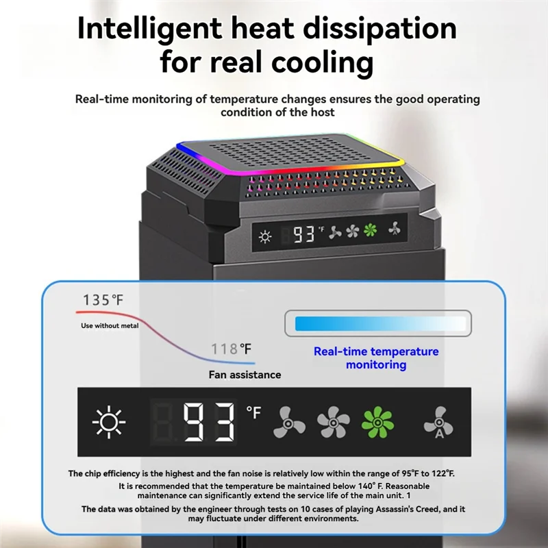 【Личность!】Для охлаждающего вентилятора серии X с регулируемой скоростью вентилятора по температуре с RGB-подсветкой XSX с низким уровнем шума