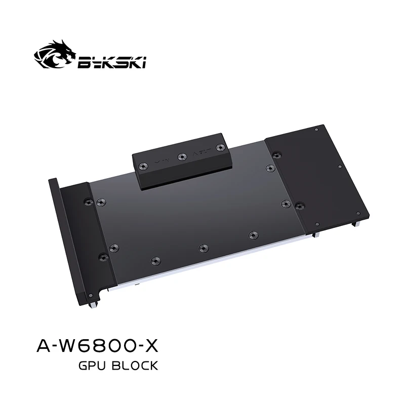 Bykski GPU Water Block Use for AMD Radeon Pro W6800 Video Card / Copper Cooling Radiator RGB AURA / A-W6800-X