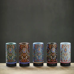 Electronic Incense Burner Enamel Ceramics Charge At Regular Time Temperature Regulation Incense Burner Ornament Gift Box