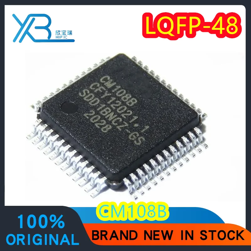 

(1/50 pieces) CM108B LQFP-48 original authentic audio decoding audio interface chip IC USB sound card spot delivery fast