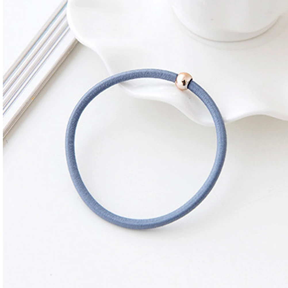 

20 Pcs Ties Elastic Girl Hair Ties Girl Rope Woman Ponytail Holders Accessories Hair Ribbons Circle Everyday Gifts
