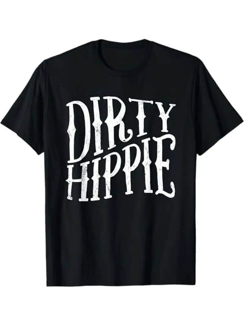 Dirty Hippie T Shirt 100% Cotton Short Sleeve Tee Round Neck All Seasons Breathable Ready For Man Casual Comfortable Gift Summer