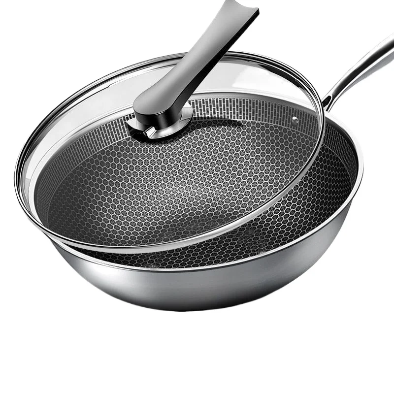 Premium German Stainless Steel Frying Pan, Searing and Browning Feature, Healthy Non-Toxic Cooking