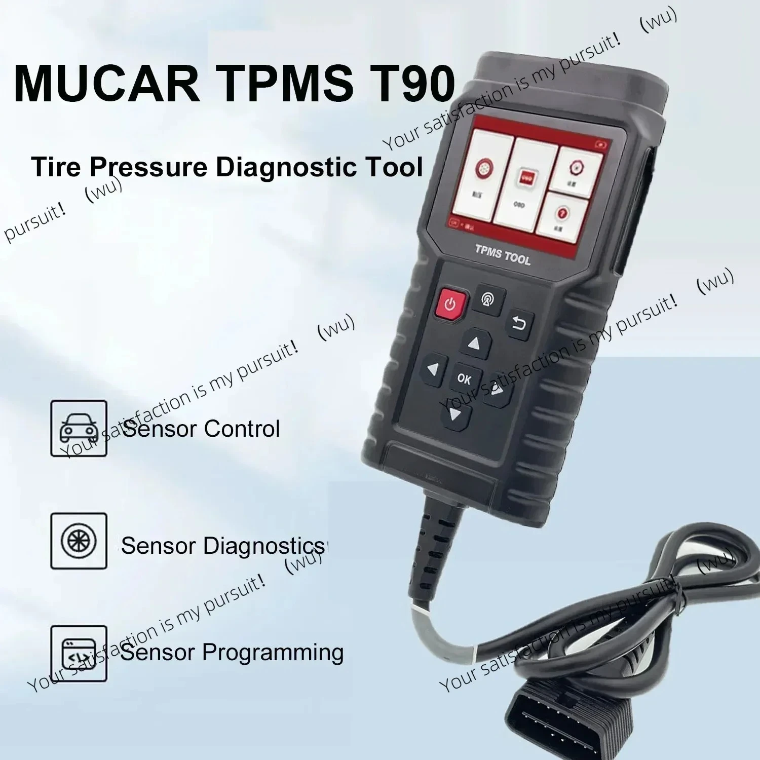 

TP T90 TPMS Upgrade of THINKCAR T90 Programmer Car Tire Pressure Diagnosis Tool 315M/433MHz 2in1 TPMS Sensor Service Tool