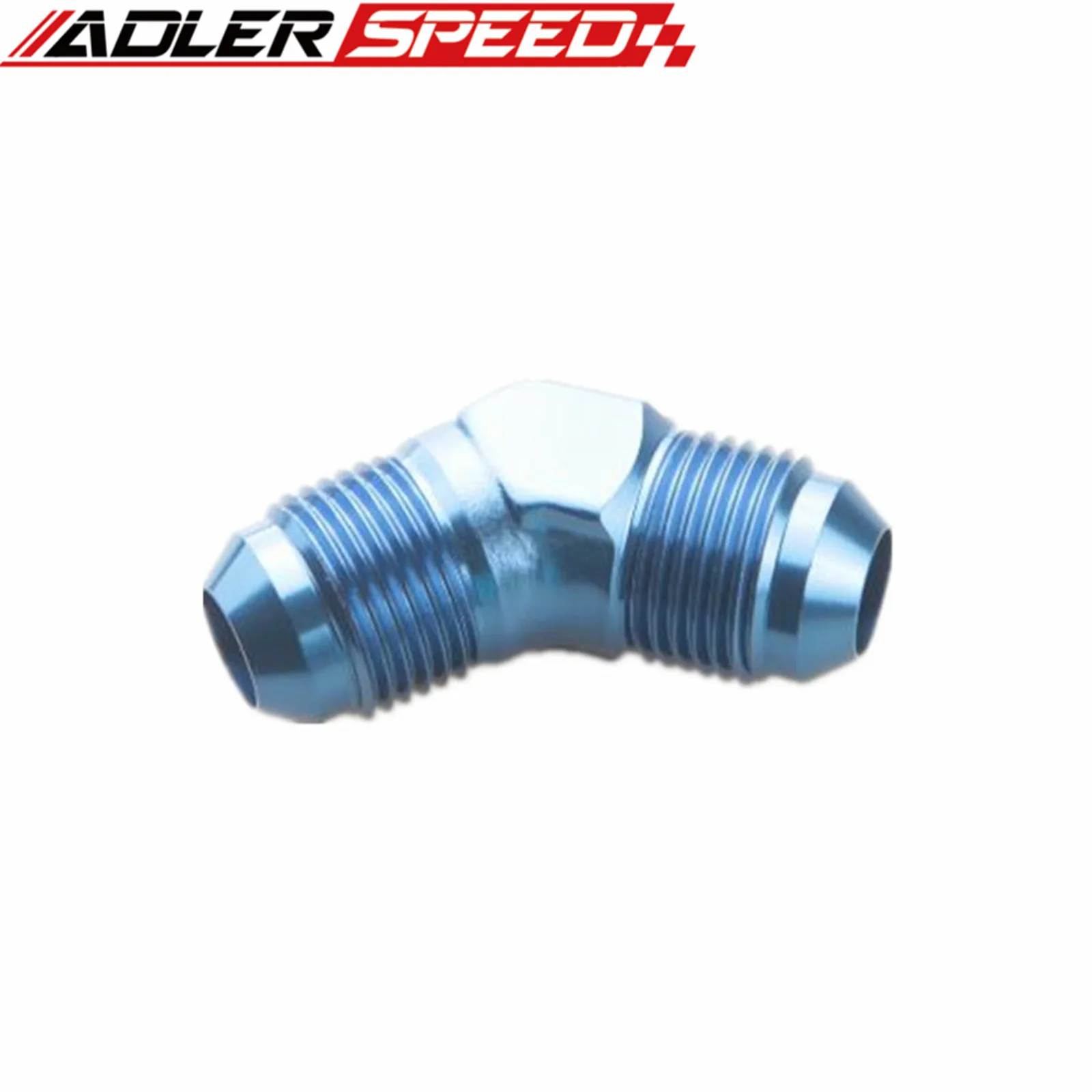 Union 90 Degree  AN3 AN4 AN6 AN8 AN10 AN12 ALL Male Adaptor/Fitting Blue