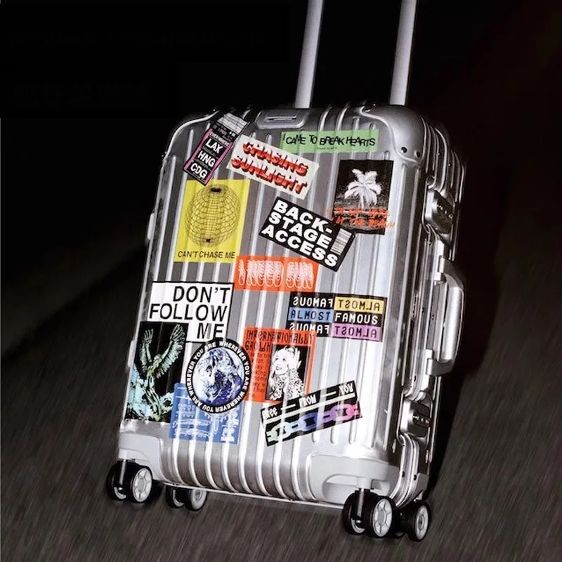 14 Luggage Stickers Big Size Suitcase Traveling Stickers for Ipad Laptop Decoration Phone Waterproof