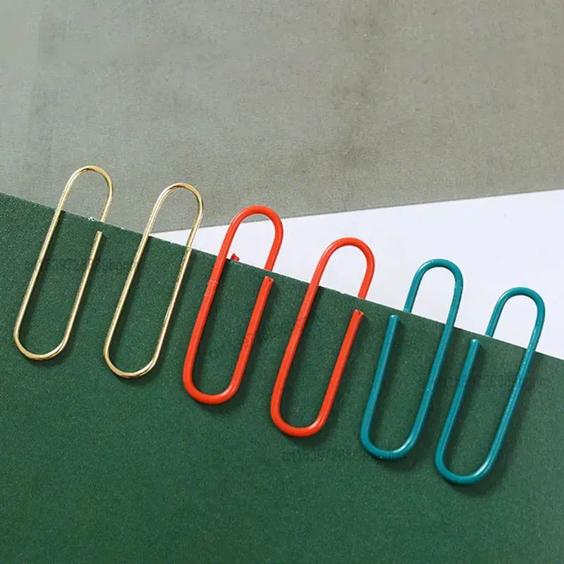 Ensemble de 150 trombones de couleur 28mm avec boîte, pour carte murale, bureau, école, bloc-notes Photo, épingles, décoration, cadeau de vacances, bricolage