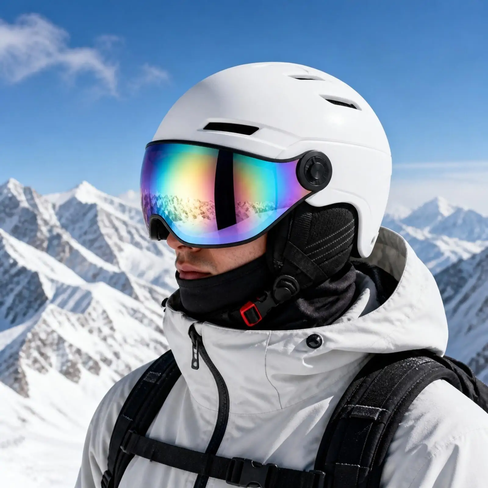 protective-ski-helmet-for-adult-riders-with-visor-shield-abs-shell-eps-padding-secure-snap-buckle-snow-gear