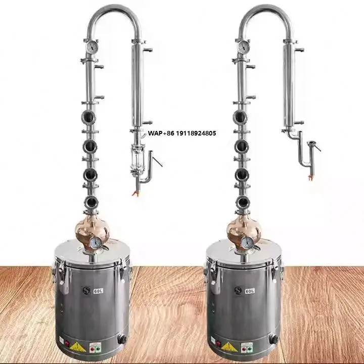

50L Copper Distiller Boiler Whisky Wine Gin Vodka Brandy Home Alcohol Distillation Moonshine Pot Still